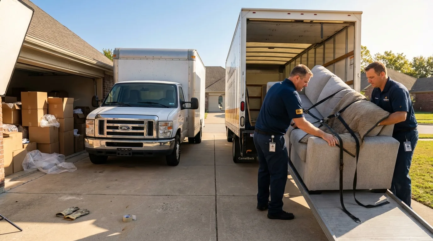 DIY truck vs professional crew comparison in Postville